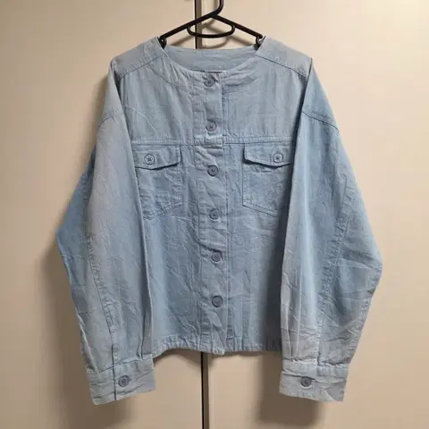 Pyumosso 재팬 데님 가디건 셔츠 L(100)