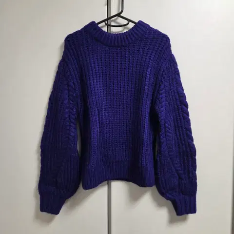 Top Shop 터키산 퍼플 니트 스웨터 M-L