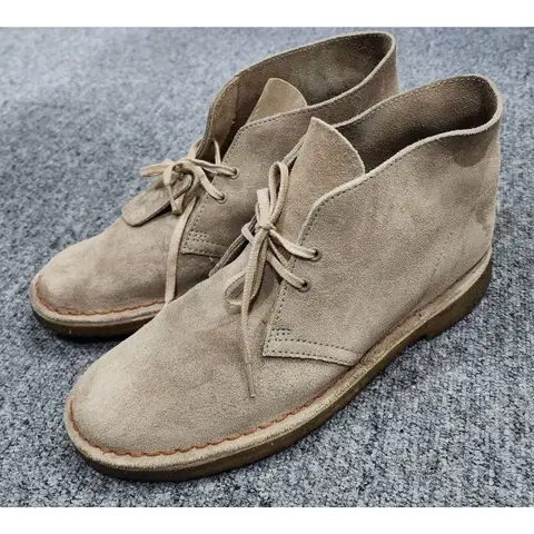 클락스 데저트 부츠 스웨이드 6.5
