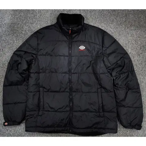 디키즈 베이직 로고 경량 패딩 자켓 L