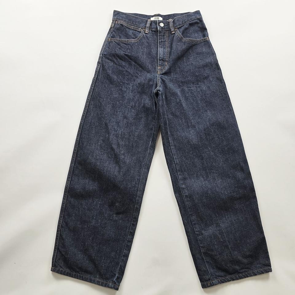 유니클로 청바지 진청 데님 사이즈26 R3525