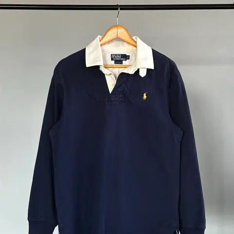[L]폴로 랄프로렌 엘보 패치 럭비 티셔츠