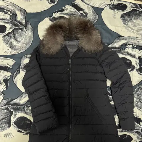 코오롱 구스다운 경량 롱패딩 여성 M 90 사이즈