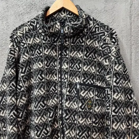 [3XL] 90s Obermeyer 눈꽃 패턴 후리스 집업