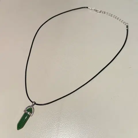 빈티지 에스닉 크리스탈 목걸이