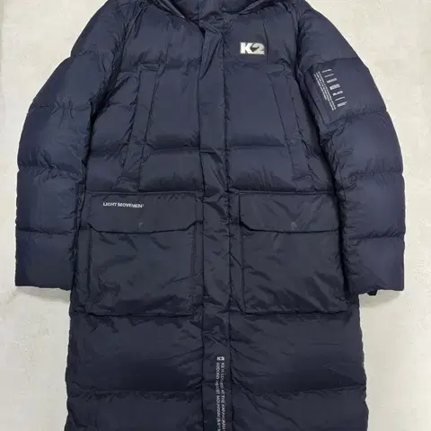 K2 플라이워크 라이트무브먼트 다운 롱패딩 네이비 105