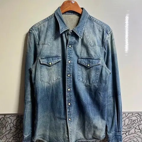 Vintage 데님 웨스턴 셔츠