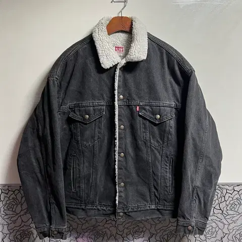 80s 리바이스 쉐르파 흑청 자켓