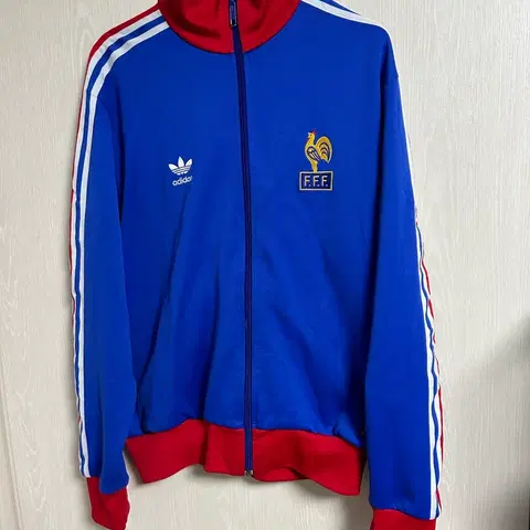 아디다스 프랑스 FFF 트랙탑 블루 M사이즈팜