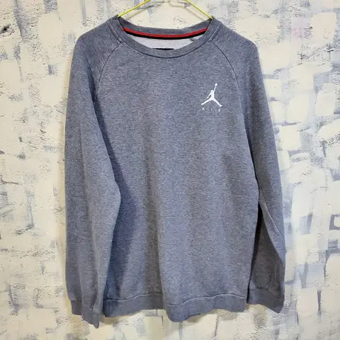 나이키 조던 에어 기모 점프맨 맨투맨 s