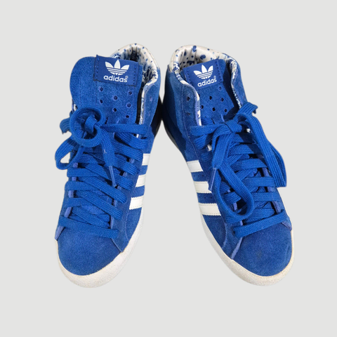 [220]아디다스 키즈 스웨이드 하이탑 운동화