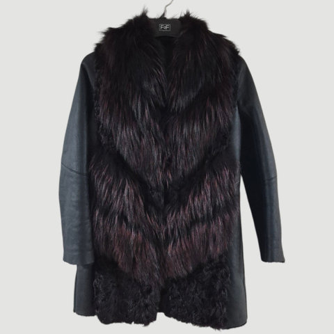 데무 박춘무 여자 양가죽 자켓