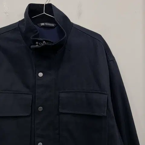 자라 옴므 스웨이드카라 코튼 워크자켓