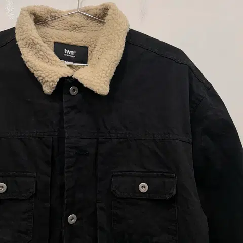twn 크래프트 양털 코튼 카라 워크자켓