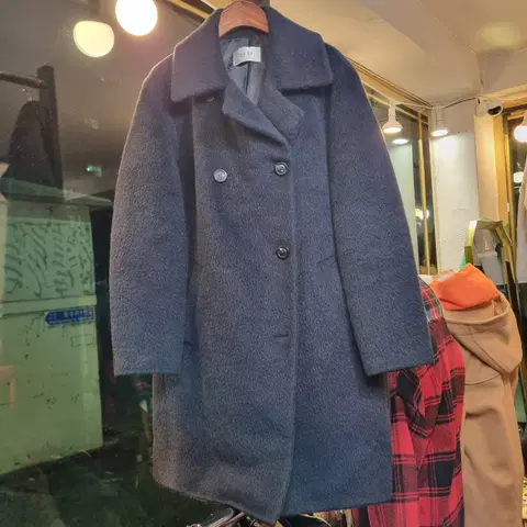 SJSJ 여성 55~슬림 66 사이즈 라마 울 70% 함유 롱코트