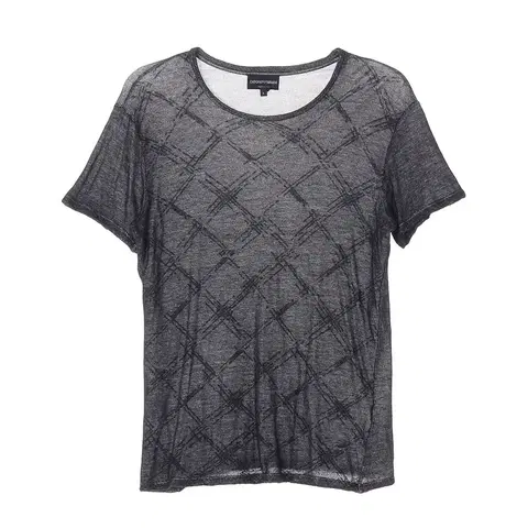 엠포리오 아르마니 비스코스 혼방 반팔 티 L사이즈