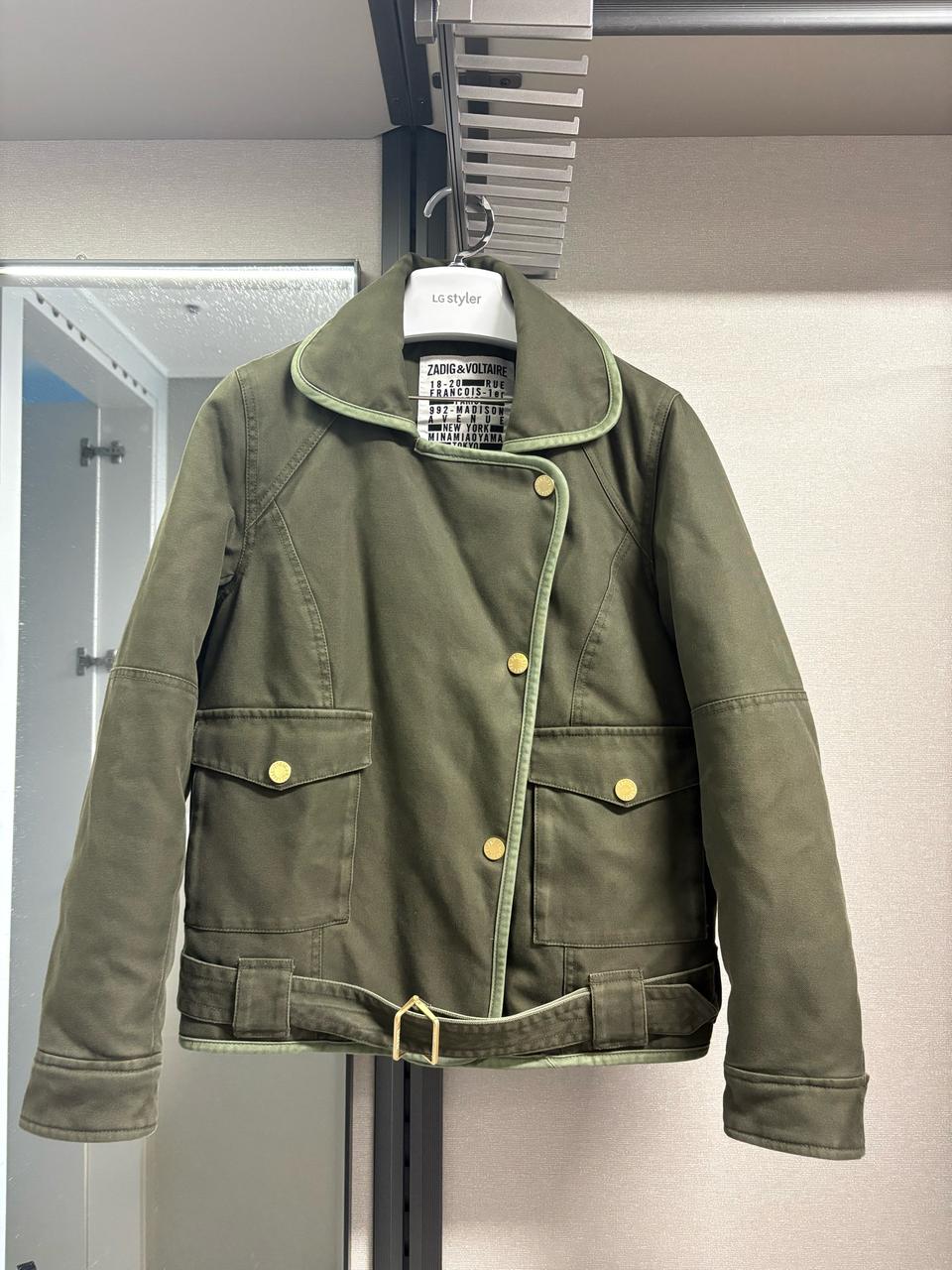 쟈딕엔볼테르 올리브 야상점퍼