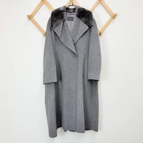 한스스타일 양모카라 울캐시미어 코트