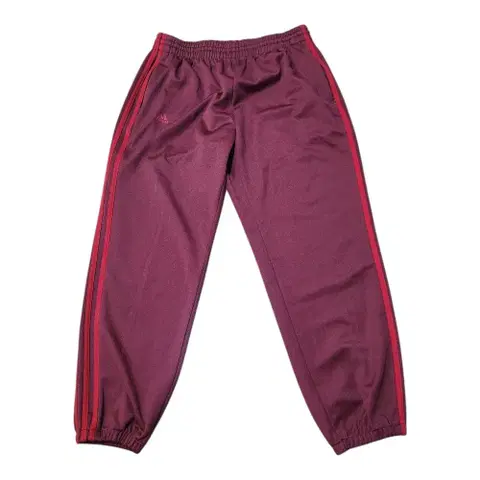 아디다스 삼선 트레이닝 바지 버건디