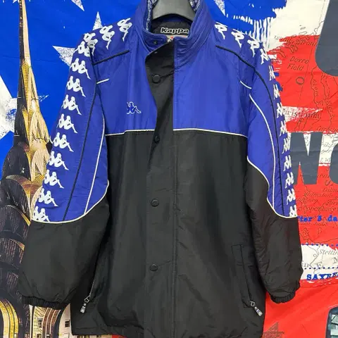 올드스쿨 카파 사이드라인 오버핏 패딩점퍼XL105