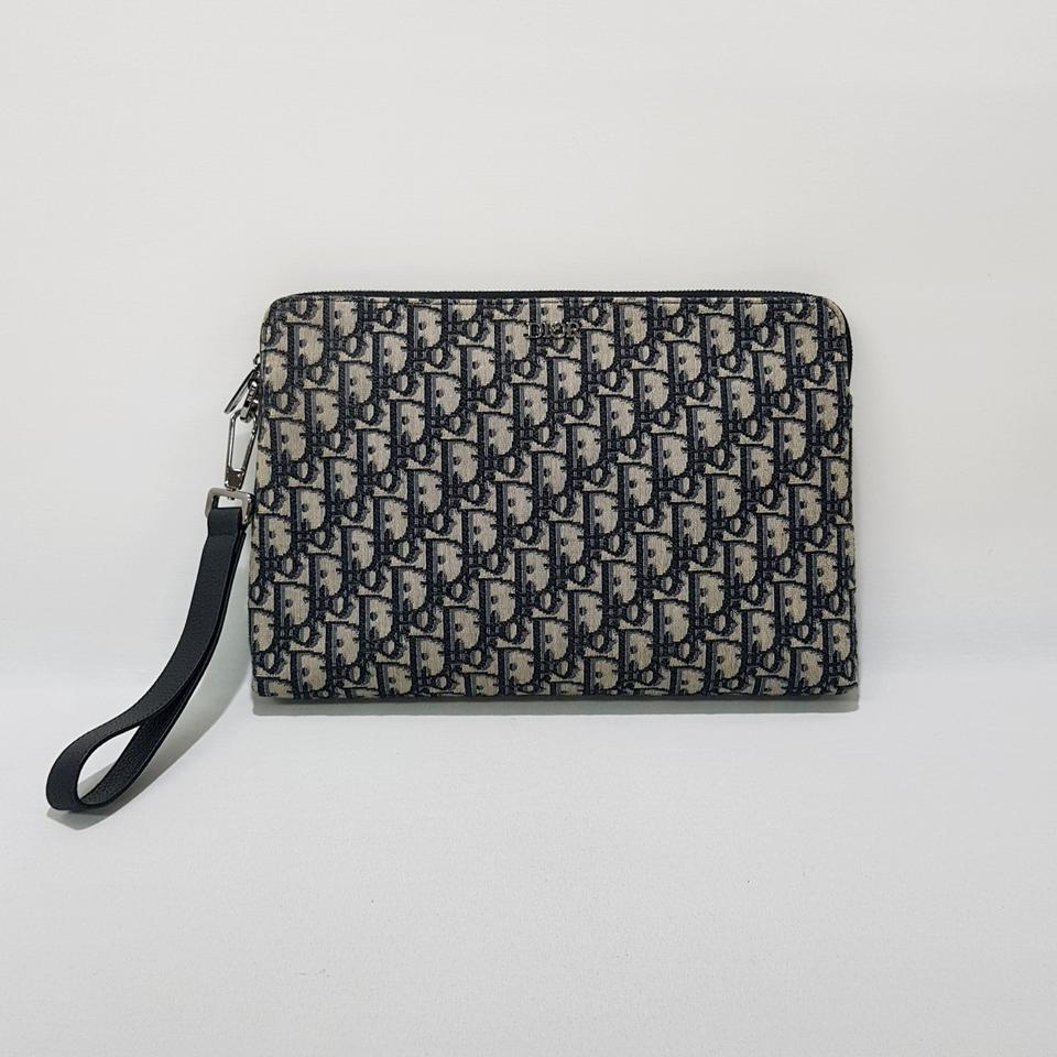 정품) 디올 오블리크 자카드 스트랩 클러치백 2OBCA251YSE