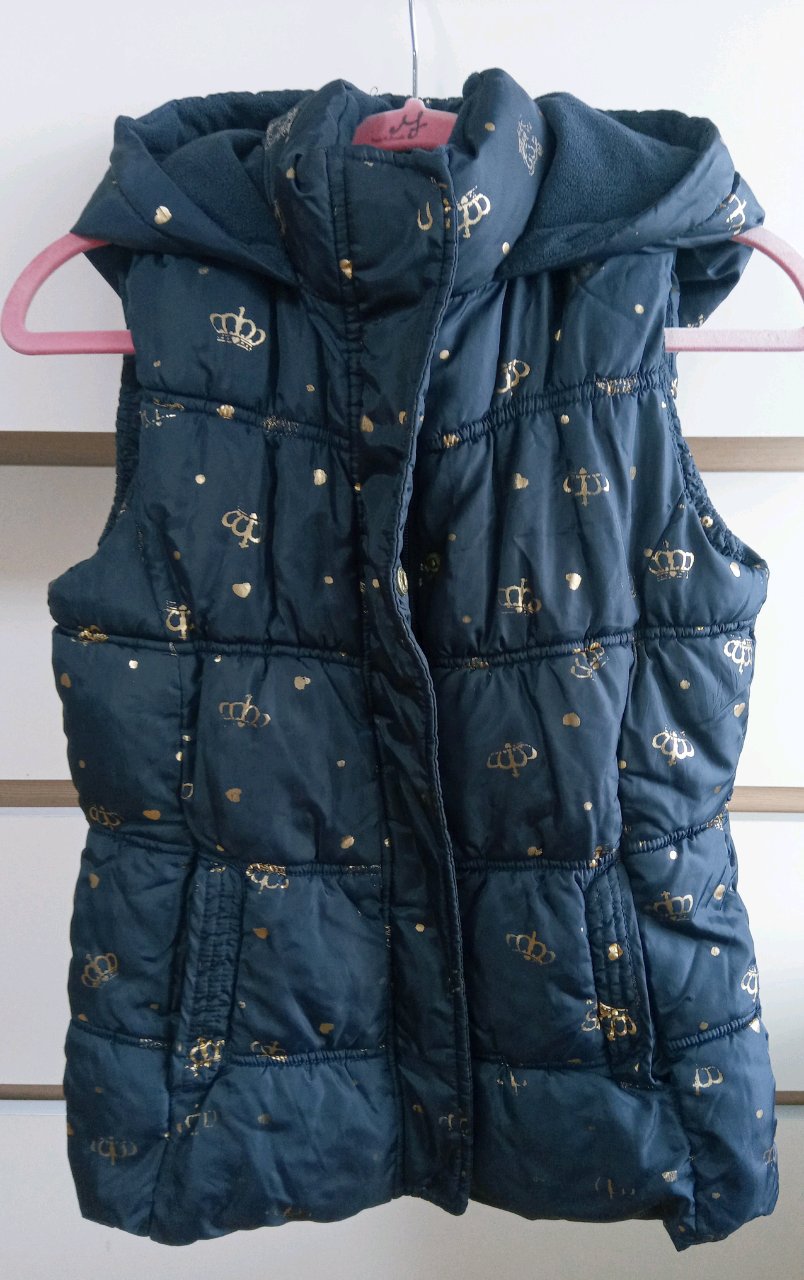 140여아동일반도톰솜패딩조끼