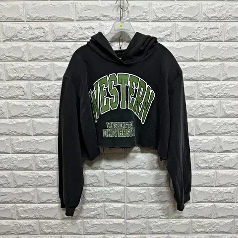 ㅎ16 크롭 후드티셔츠