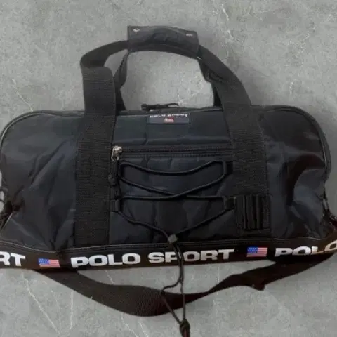 90's 폴로 스포츠 블랙 보스턴백