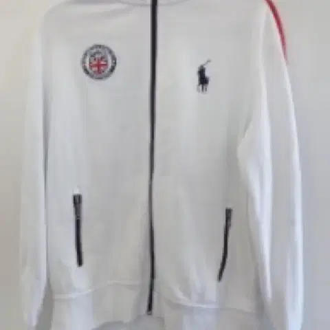 폴로 랄프로렌 브리튼 화이트 집업 자켓 L