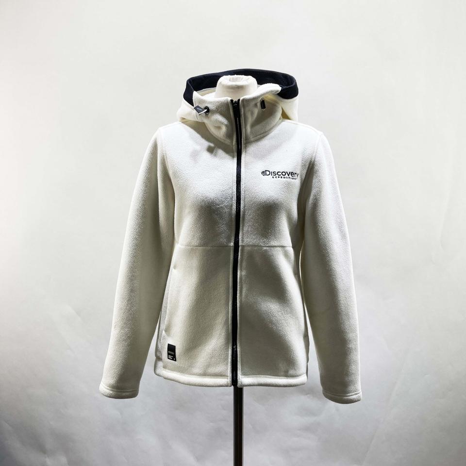 디스커버리 여성후드 플리스자켓 기모 90 진스센스