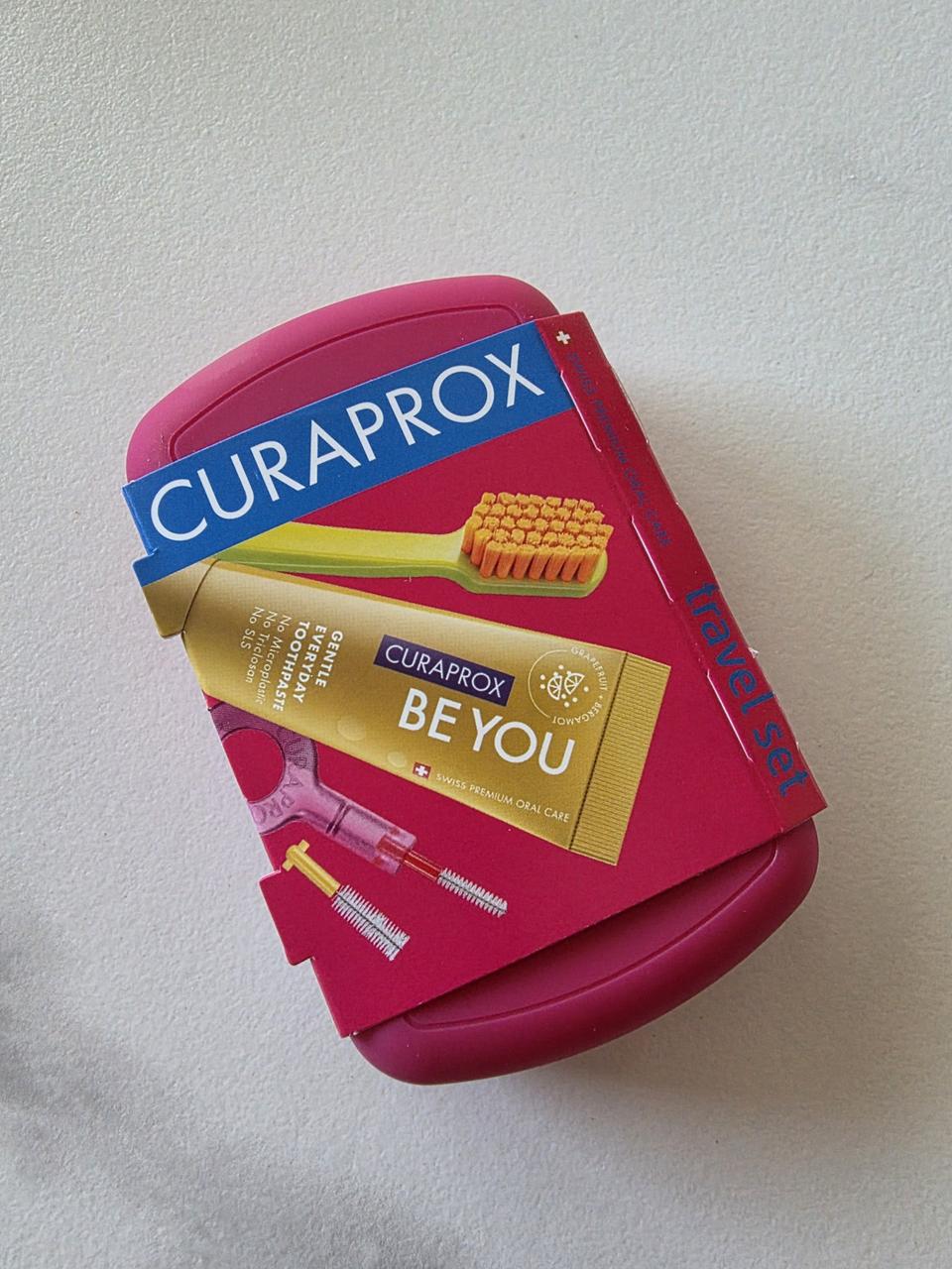 큐라덴 큐라프록스 트래블세트(CS5460칫솔+비유치약+치간칫솔) 휴대용