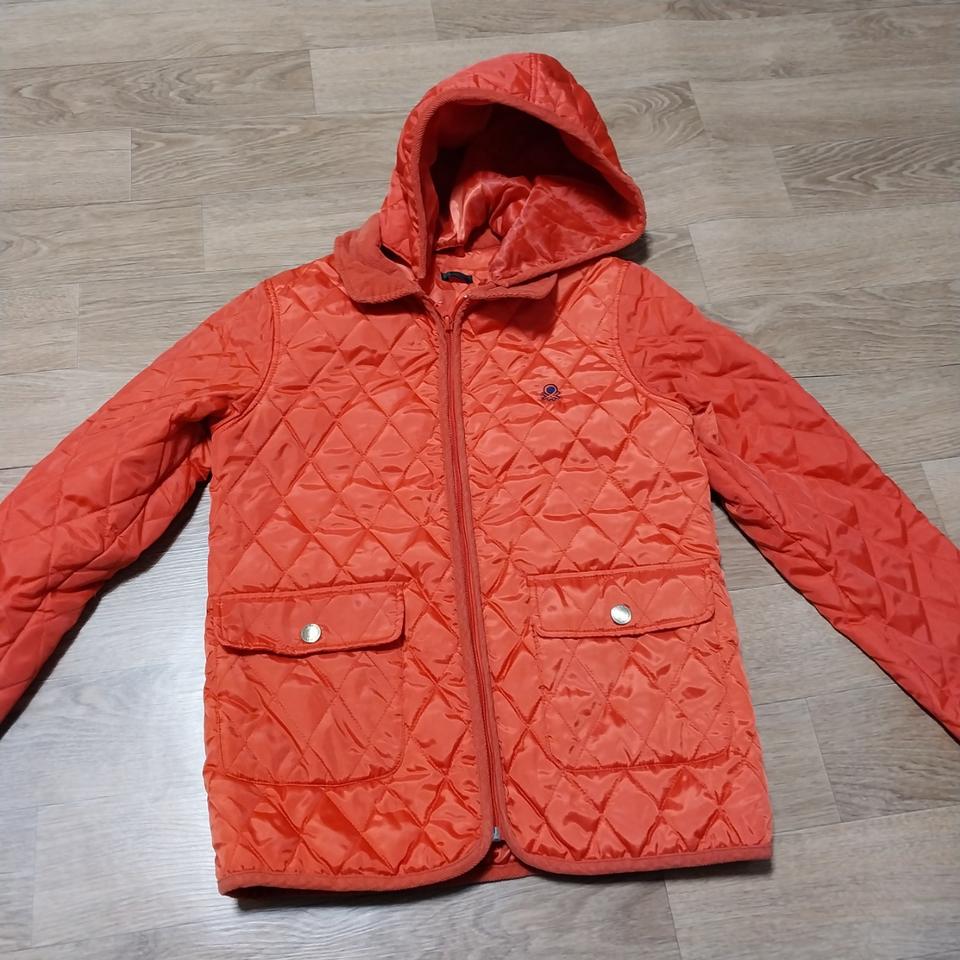 베네통 퀄팅 패딩 아동155