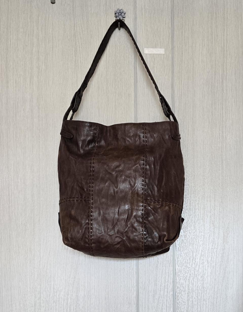 iSae 이새 양가죽 주름 숄더백