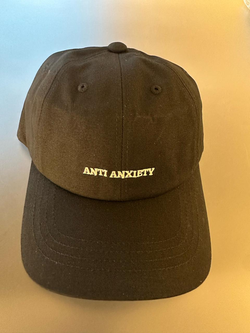 antianxiety 블랙 모자