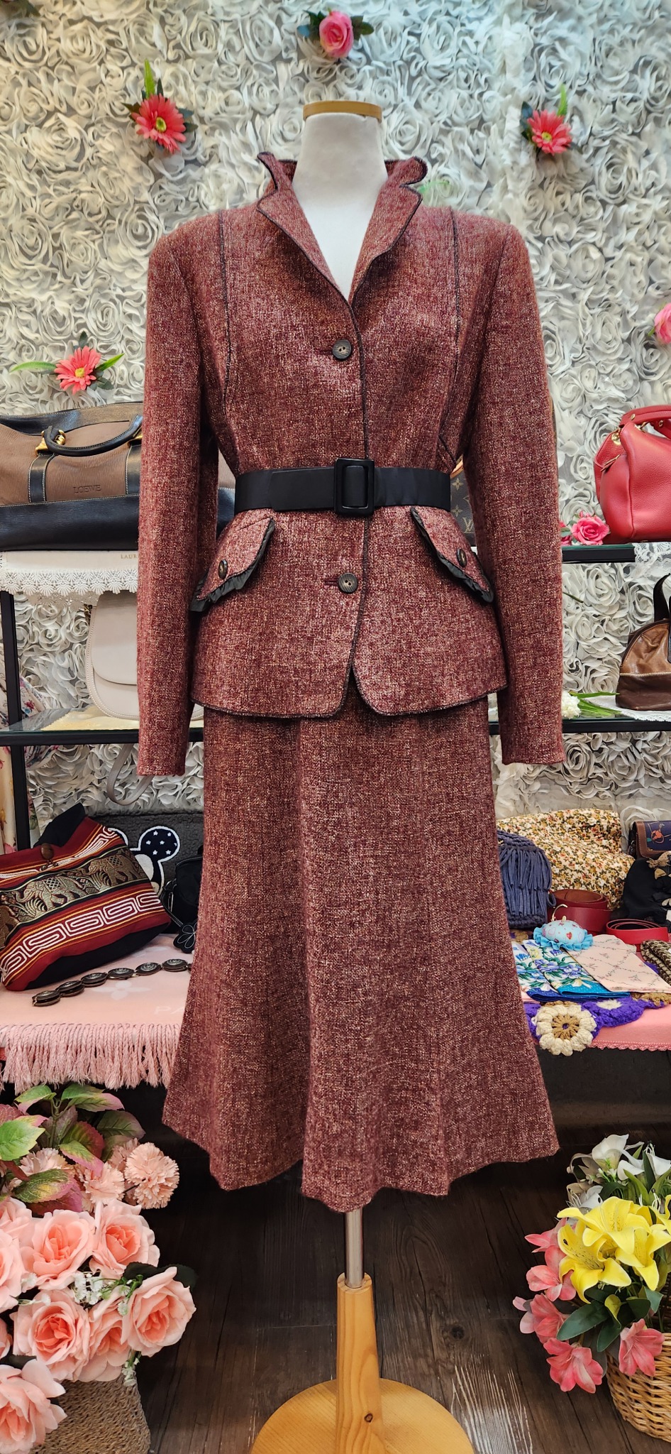 트위드 고급 셋업(모+앙고라+캐시)(66)