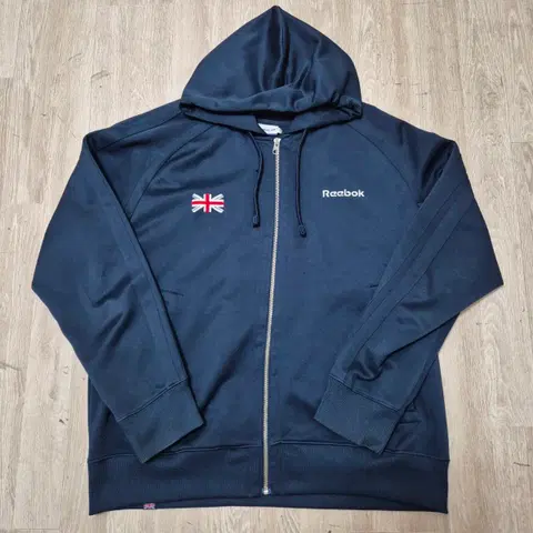 리복 클래식 잉글랜드 플래그 져지 후드집업