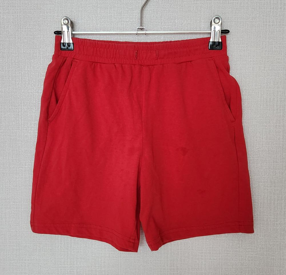 의류 아동 하의 폴햄키즈 반바지 레드 130사이즈