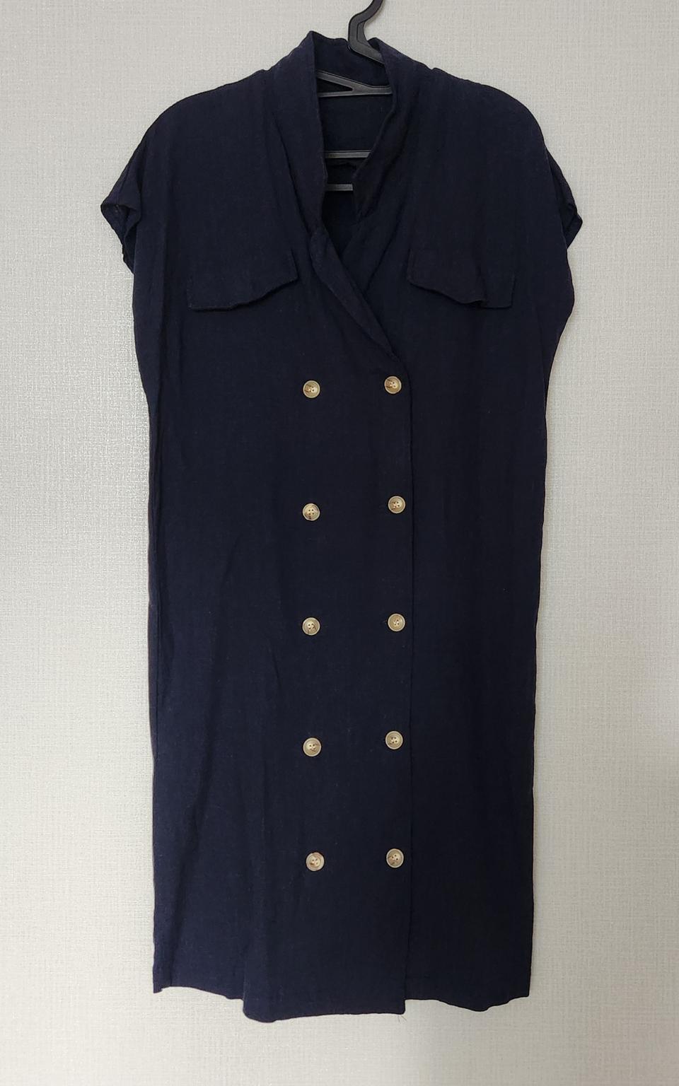 (새상품) 의류 여성 원피스 네이비 프리사이즈