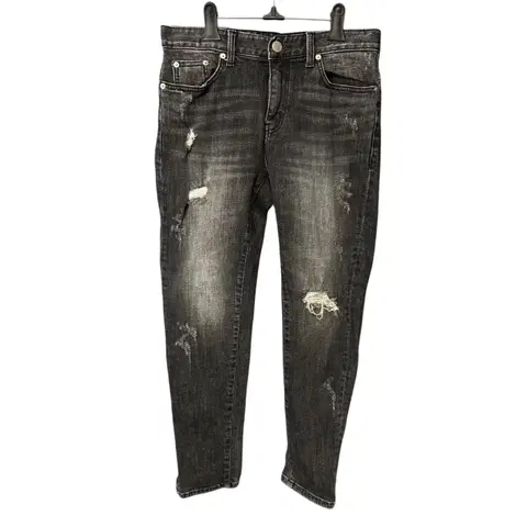 30 86로드 디스트로이드 그레이진 데님 팬츠