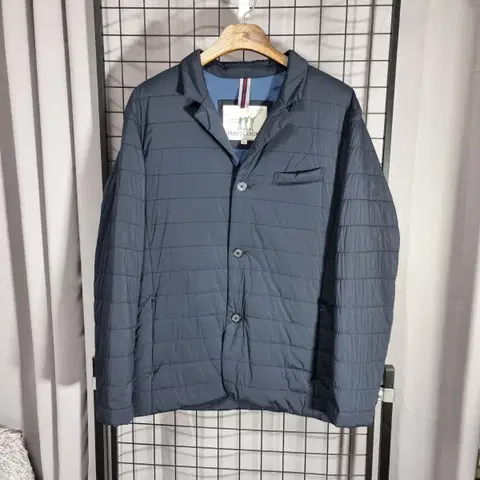 헨리코튼 경량 패딩 워싱 퀼팅 자켓 네이비 100