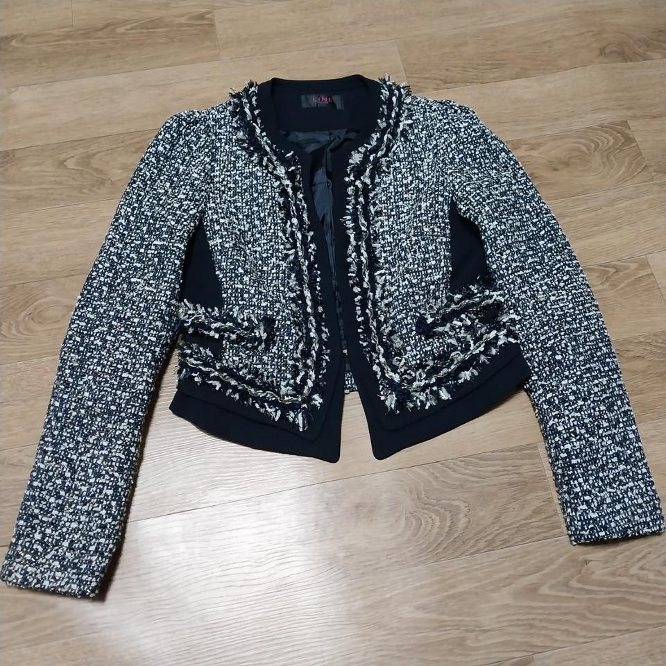 라인 트위드자켓 66사이쥬