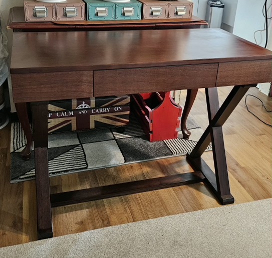 까사미아 원목엔틱 콘솔장식장