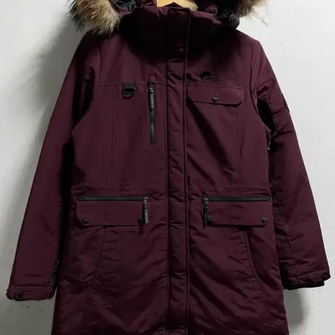 66 NEPA 네파 덕다운 오리털 라쿤 패딩파카 정품