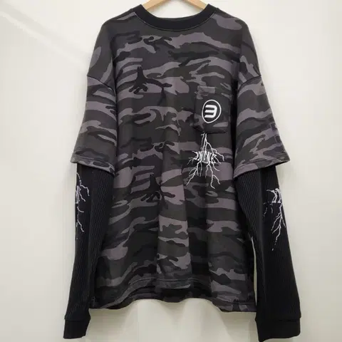 인세인개러지 와플 레이어드 카모 롱슬리브