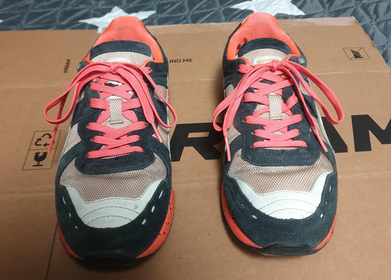 푸마 RS-100 스파클 오렌지 스니커즈 (230)