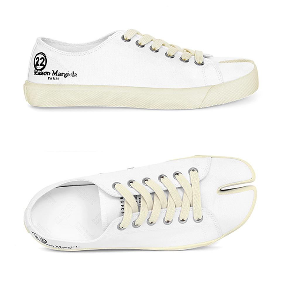 새상품 메종 마르지엘라 타비 스니커즈 화이트 43 사이즈