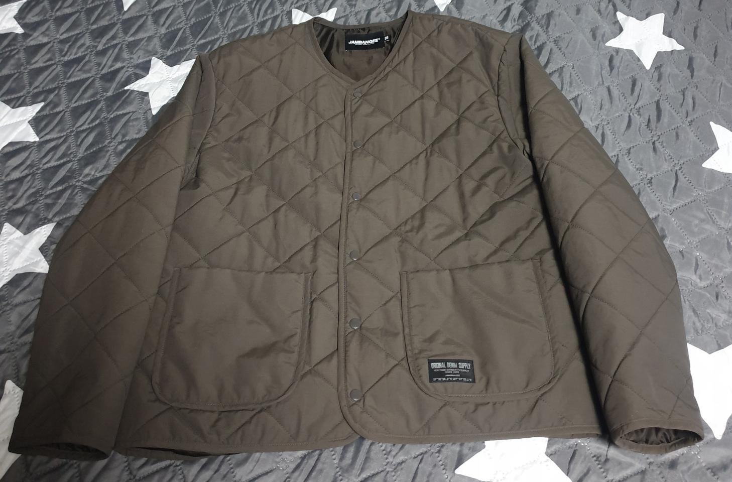 JAMBANGEE 라운드 경량패딩 모카 (95)