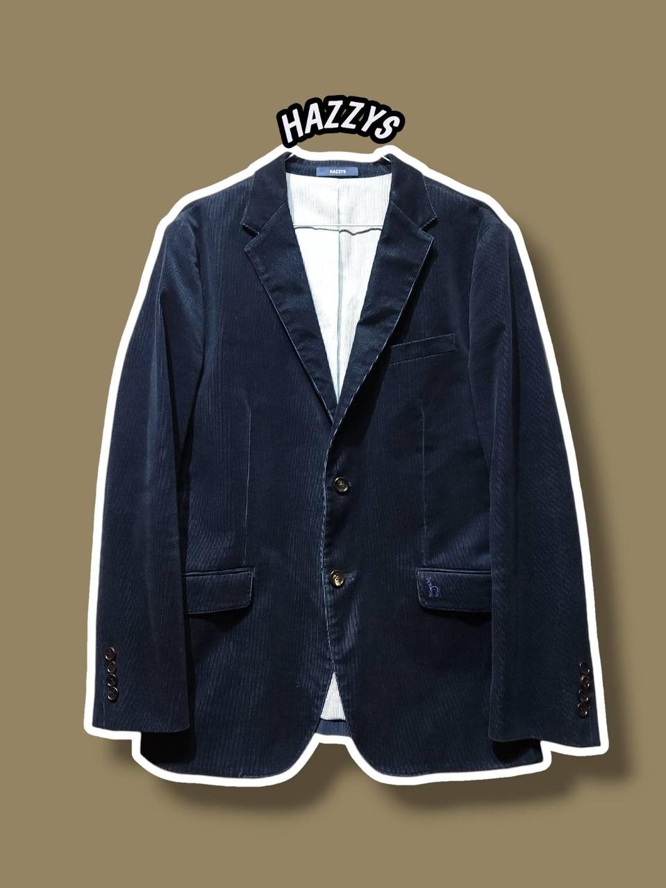 100/ HAZZYS 헤지스 코듀로이 슬림핏 자켓 네이비 /1222