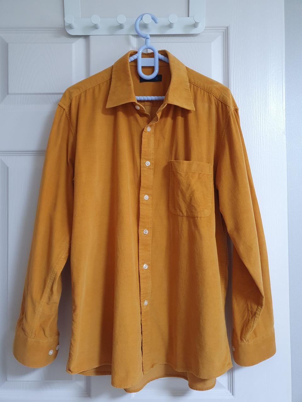 (상태좋음)남성 105 밀라노바 코듀로이 남방셔츠