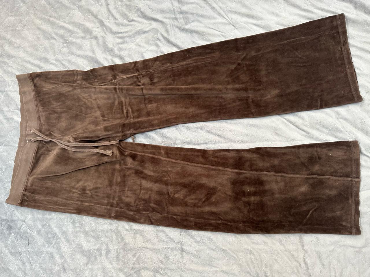 미사용 ! 쥬시꾸뛰르 빈티지 벨벳 팬츠 - 브라운 (M) 판매합니다